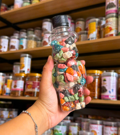 Kẹo Socola Sỏi Đá 200g - Chai Gấu Nhỏ - KSSDCGN200G