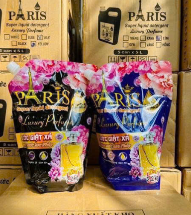 Túi 2 nước Giặt xả Paris 2,2kg(2 túi 4,4kg) - NUOCGIATPARI2KG2