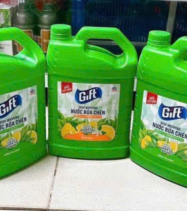Can Nước rửa chén Gift 3,8kg - NUOCRUACHENGIFT