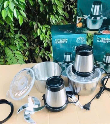 Cối xây thịt Inox( HDSD: xây nhấp nhả, ấn tối đa 5 giây) - COIXAYTHIT