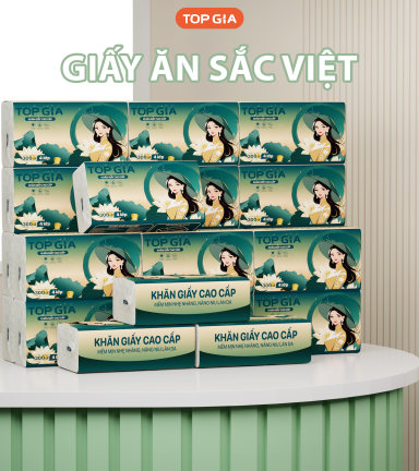 Giấy Ăn Top Gia Cô Gái Túi 10 Gói - GIAYTOPGIACOGAI