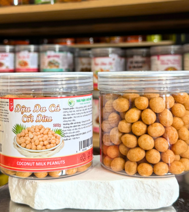 Đậu Da Cá Cốt Dừa Thơm Ngon Mini 200g - Hộp Pet - DDCCDMHP200G