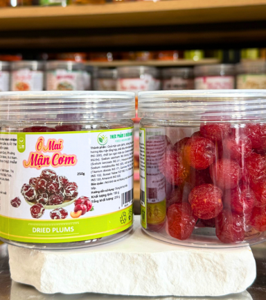 Ô Mai Mận Cơm Mini Thơm Ngon 250g - Hũ Pet - OMMCMHP250G