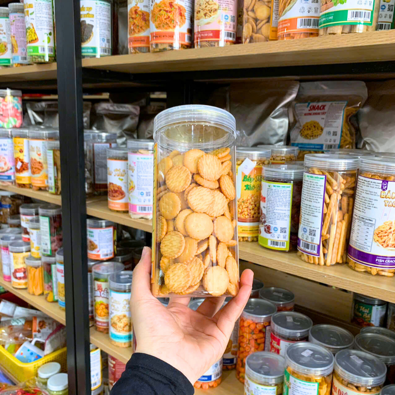 Shop sỉ bánh Quy Tạo Hình (Quy Tròn) 250g - Hộp Pet 5 Shop sỉ bánh Quy Tạo Hình (Quy Tròn) 250g - Hộp Pet