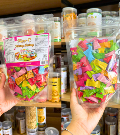 Kẹo C Không Đường 200g - Túi Zip Trong - KCKDTZT200G