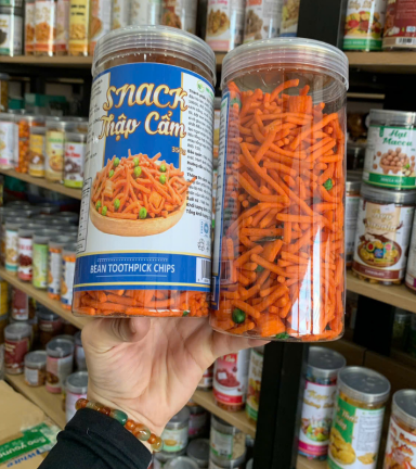 Snack Thập Cẩm (Bim Bim Tăm Đậu Hà Lan) 350g - Hộp Pet - STCHP350G