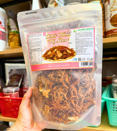Khô Tẩm Vị Heo 300g - Túi Zip Bạc - KTVHTZB300G
