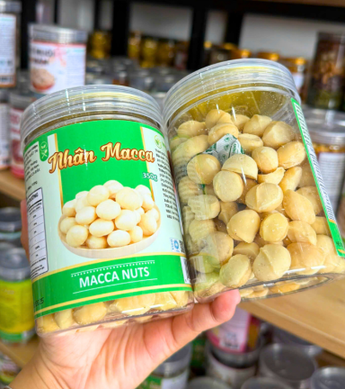 Nhân Macca Thơm Ngon 350g - Hũ Pet - NMHP350G