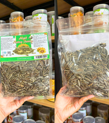 Hạt Hướng Dương Loại Đặc Biệt 500g - Túi Zip Trong - HTHNGDNGLOICBIT500GTIZIPTRONG