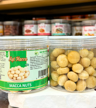 Nhân Macca Thơm Ngon 200g - Hũ Pet - NMHP200G