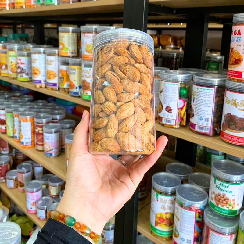 Hạnh Nhân Rang Bơ Loại Vỏ Mỏng 400g - Hũ Pet 5 Hạnh Nhân Rang Bơ Loại Vỏ Mỏng 400g - Hũ Pet