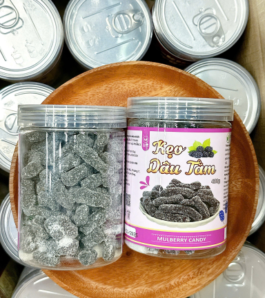 Kẹo Hương Dâu Tằm 400g - Hộp Pet - KHDTHP400G