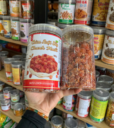 Chùm Ruột Sấy Chanh Muối Thơm Ngon 500g - Hũ Pet - CRSCMHP500G