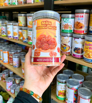Mận Sấy Chanh Muối Thơm Ngon 500g - Hũ Pet - MSCMHP500G