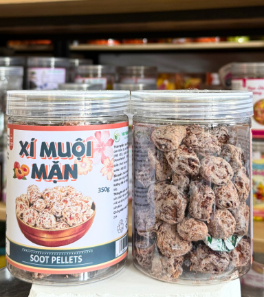 Xí Muội Mặn Thơm Ngon 350g - Hũ Pet - XMMHP350G