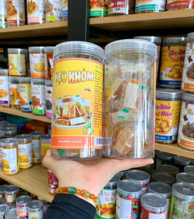 Kẹo Khóm Thơm Ngon 300g - Hũ Pet - KKHP300G