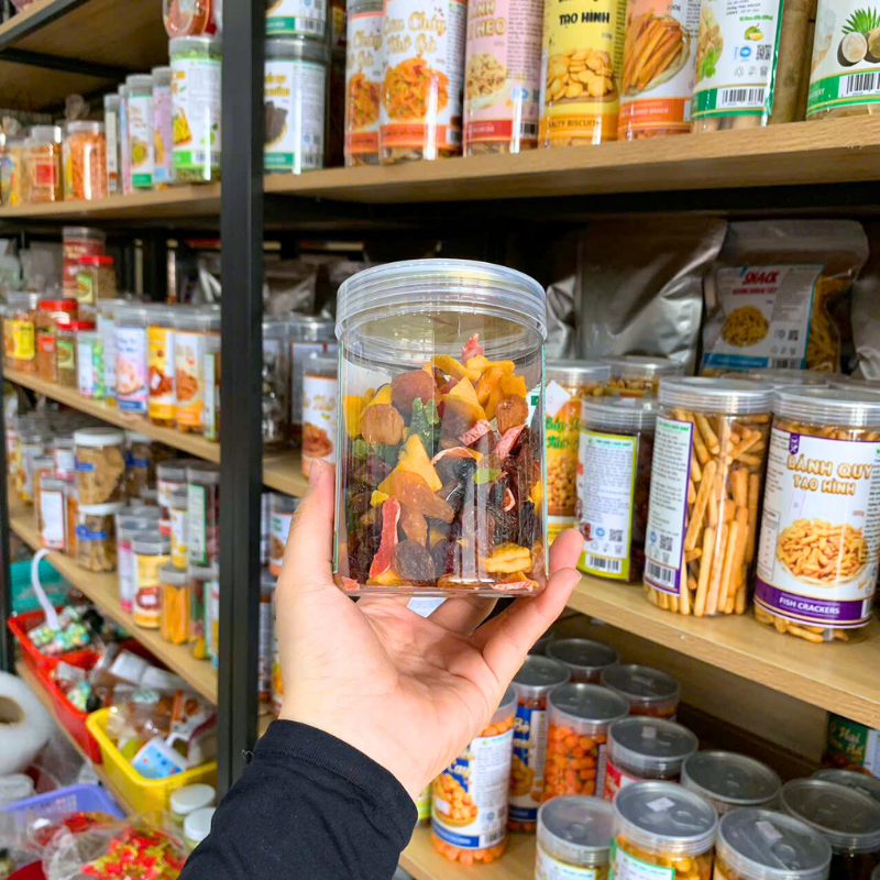 Nguồn hàng sỉ trái Cây Sấy Dẻo Thơm Ngon 300g - Hũ Pet 5 Nguồn hàng sỉ trái Cây Sấy Dẻo Thơm Ngon 300g - Hũ Pet