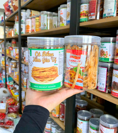 Cá Bống Tẩm Gia Vị Que Thơm Ngon 200g - Hũ Pet - CBTGVQHP200G