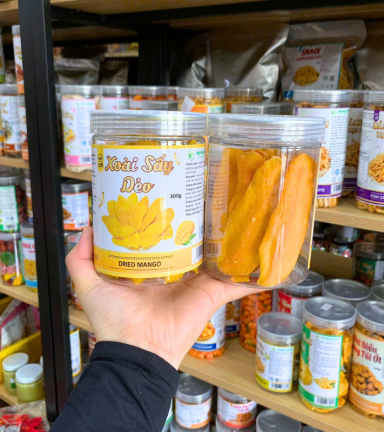 Xoài Sấy Dẻo Thơm Ngon 300g - Hũ Pet - XSDHP300G