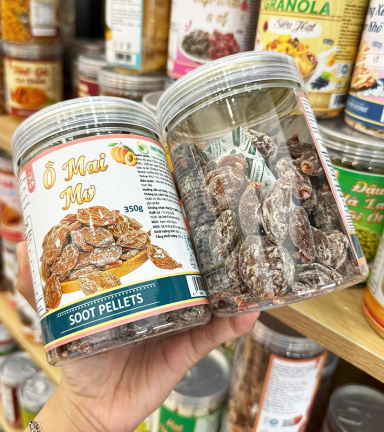 Ô Mai Mơ - Xí Muội Voi Thơm Ngon 350g - Hũ Pet - OMMXMVHP350G