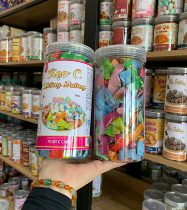 Kẹo C Không Đường 250g - Hộp Pet - KCKDHP250G