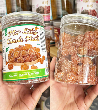 Mơ Sấy Chanh Muối Thơm Ngon 400g - Hũ Pet - MSCMHP400G