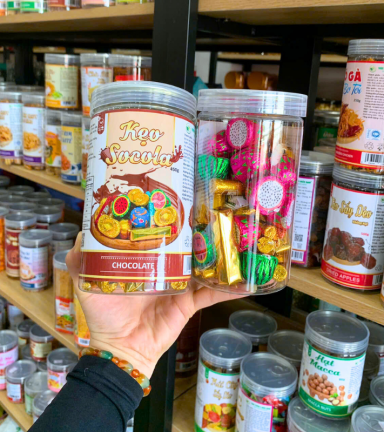 Kẹo Socola Mix 450g - Hũ Pet - KSMKP450G