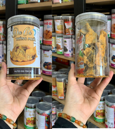 Da Cá Trứng Muối Thơm Ngon 200g - Hộp Pet - DCTMHP200G