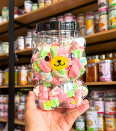 Kẹo Dẻo Bông Marshmallow 270g - Hộp Gấu Lớn - KDBMHGL270G