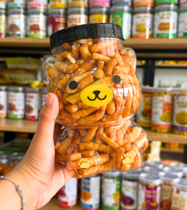 Thèo Lèo Mặn Thơm Ngon 400g - Hộp Gấu Lớn - TLMHGL400G