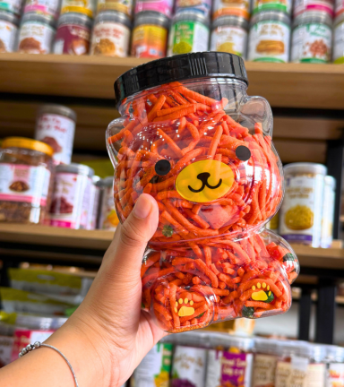 Snack Thập Cẩm (Bim Bim Tăm Đậu Hà Lan) 400g - Hộp Gấu Lớn - STCHGL400G