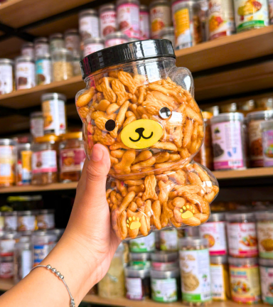 Bánh Quy Tạo Hình (Quy Cá) 300g - Hộp Gấu Lớn - BQTHQCHGL300G