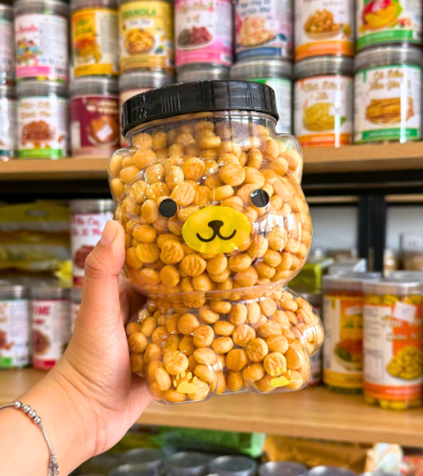 Bánh Quy Tạo Hình (Quy Hạt Ngọc) 300g - Hộp Gấu Lớn - BQTHQHNHGL300G