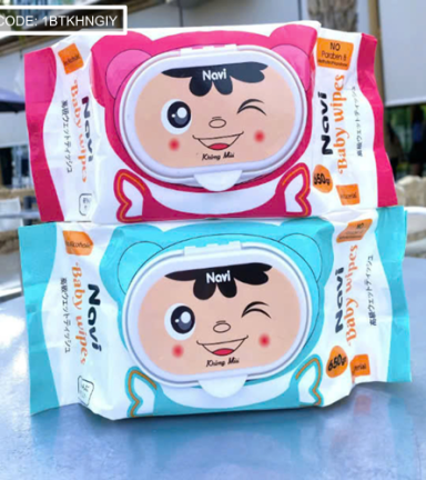 1 Bịt Khăn Giấy Ướt Lau Mặt Cao Cấp 100 Tờ - 1BTKHNGIY