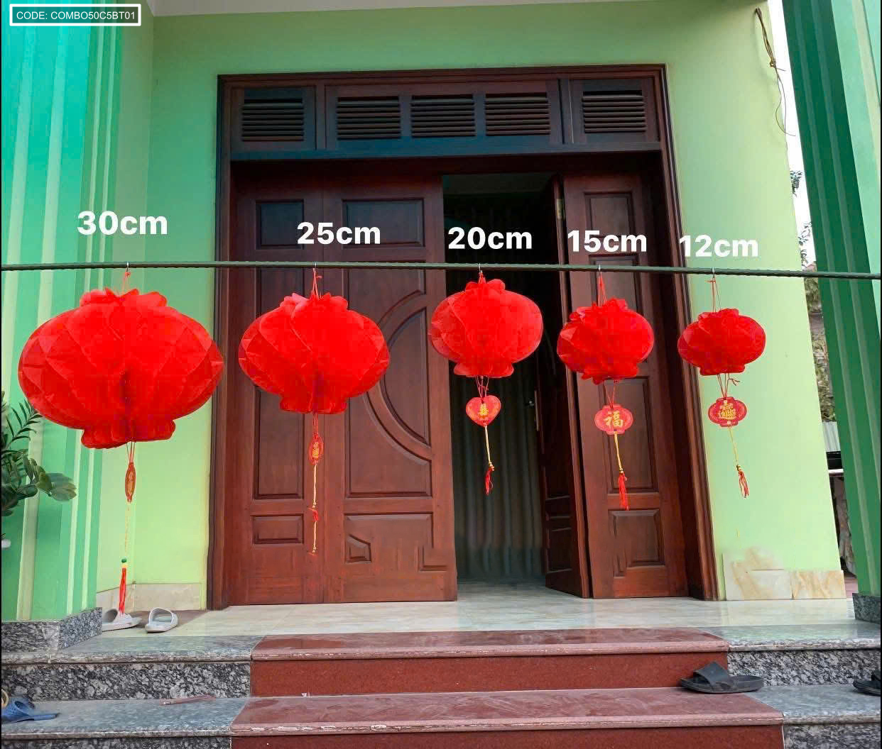 Nơi lấy sỉ combo 50c (5 Bịt) - mỗi bịt 10 LỒNG ĐÈN GIẤY (F25 / 20CM ) 8 Nơi lấy sỉ combo 50c (5 Bịt) - mỗi bịt 10 LỒNG ĐÈN GIẤY (F25 / 20CM )