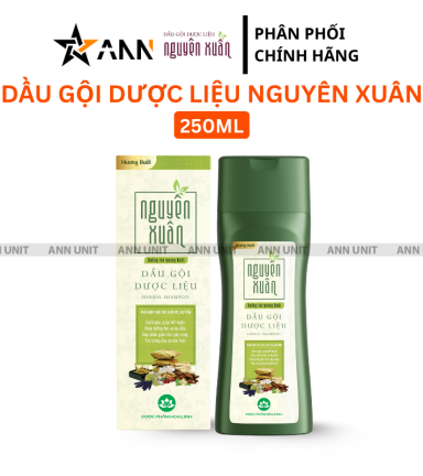 Dầu Gội Nguyên Xuân Dược Liệu Dưỡng Tóc Hương Bưởi 250ml - Xanh Lá Nhạt - DGTDNXXLN250