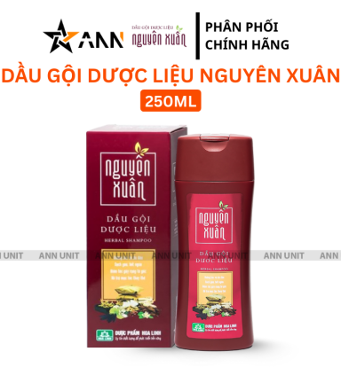 Dầu Gội Dược Liệu Nguyên Xuân Cho Tóc Thường 250ml - Màu Đỏ - DGTDNXD250