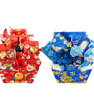 Giỏ Quà Tết Sung Túc An Khang - Quà Tặng Tết Sang Trọng - Quà Trang Trí Tết - QTTT05