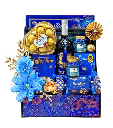 Giỏ Quà Tết 9 Món - Quà Tặng Tết Sang Trọng - Quà Trang Trí Tết - QTTT15