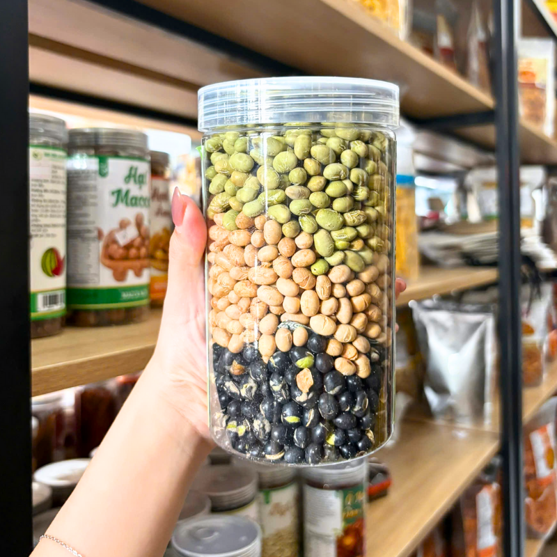 Đậu Mix 3 Vị Đậu Nành, Đậu Đen, Đậu Xanh Hộp Pet 400g 6 Đậu Mix 3 Vị Đậu Nành, Đậu Đen, Đậu Xanh Hộp Pet 400g