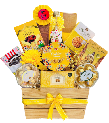 Hộp Quà Tết Rượu Bánh Kẹo - Quà Tặng Tết - Quà Trang Trí Tết - QTTT26