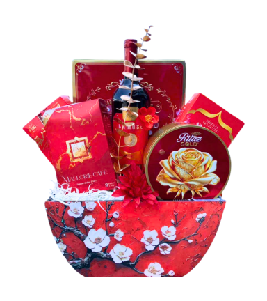 Hộp Quà Trang Trí Tết – Quà Tặng Tết Sang Trọng – Set Quà Cao Cấp - QTTT34