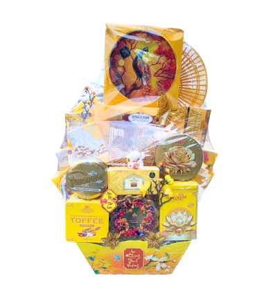 Hộp Quà Tết Đẹp – Set Quà Cao Cấp – Quà Trang Trí Tết Phòng Khách - QTTT41