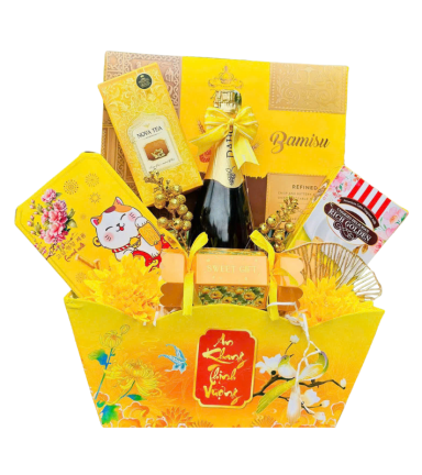 Hộp Quà Tết Sum Vầy – Quà Tặng Tết Cho Người Thân – Quà Trang Trí Tết Nguyên Đán - QTTT45