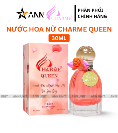 Nước Hoa Nữ Charme Queen 30ml - Hương Thơm Quyến Rũ Gợi Cảm - 8936194690180