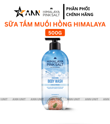 Sữa Tắm Muối Hồng Himalaya Pink Cool & Freeze Làm Sạch Dưỡng Ẩm 500g - 8801051311402