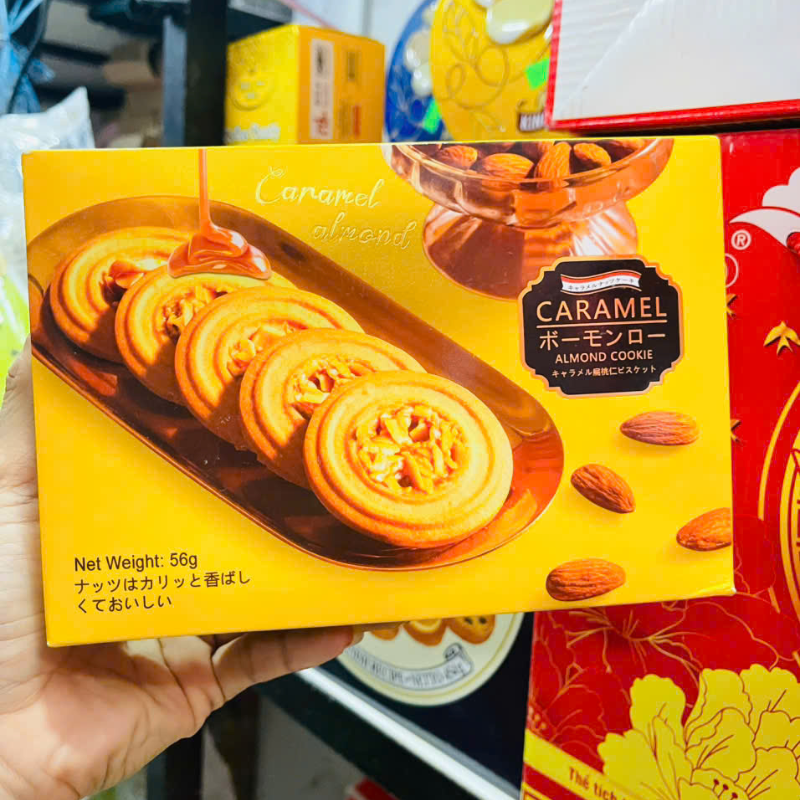 27575_45_20251210091028.png Hộp Bánh Quy Hạnh Caramel Nhân Thơm Ngon 56g - Bánh Quy Caramel Trang Trí Tết - BQHN01