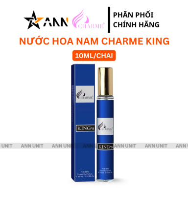 Nước Hoa Nam Charme King 10ml Hương Thơm Ngọt Ấm Nồng - 8936194698537