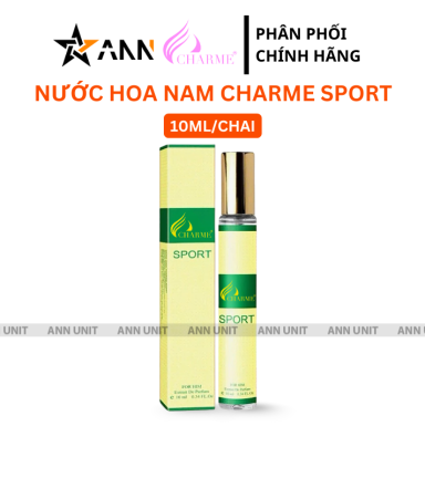 Nước Hoa Nam Charme Sport 10ml - Hương Thơm Mạnh Mẽ Nam Tính - 8936194698445