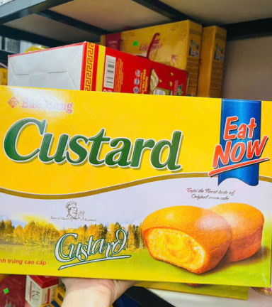 Bánh Bông Lan Custard Bảo Hưng - Bánh Trứng Trang Trí Tết - BBLCBH01